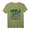 Monets Seerosen und japanische Brücke T-Shirt – Kunstliebhaber Geschenk mit Impressionismus-Motiv
