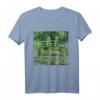 Monets Seerosen und japanische Brücke T-Shirt – Kunstliebhaber Geschenk mit Impressionismus-Motiv