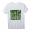 Monets Seerosen und japanische Brücke T-Shirt – Kunstliebhaber Geschenk mit Impressionismus-Motiv