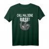 Süßes Faultier T-Shirt mit Spruch 'Chill mal deine Base' – Perfekt als Geschenk für Faultier-Liebhaber, Morgenmuffel, Kinder & Erwachsene für Entspannung, Schlaf und Wellness