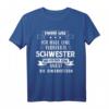 Bruder Schwester Geschwister Geschenk T-Shirt mit Spruch - Lustiges Partnerlook für Familien, Bruder und Schwester