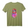 Bunte Graffiti Matroschka Püppchen T-Shirt – Modisches Streetwear-Oberteil, Perfekt als Geschenk zu Weihnachten, Geburtstag und Feiertagen