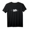Herzschlag Buch Bücherei Bibliothek Bücherhalle Herzfrequenz T-Shirt – Perfektes Geschenk für Leseratten, Bücherwürmer & Bibliotheksfans