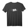 Herzschlag Buch Bücherei Bibliothek Bücherhalle Herzfrequenz T-Shirt – Perfektes Geschenk für Leseratten, Bücherwürmer & Bibliotheksfans