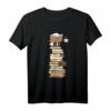 Kawaii Panda, Bücher und Tee Geschenk - Süßes Pandabären T-Shirt für Tier- und Buchliebhaber, perfekt als Weihnachts- oder Geburtstagsgeschenk für Familie und Freunde