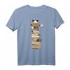 Kawaii Panda, Bücher und Tee Geschenk - Süßes Pandabären T-Shirt für Tier- und Buchliebhaber, perfekt als Weihnachts- oder Geburtstagsgeschenk für Familie und Freunde