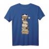 Kawaii Panda, Bücher und Tee Geschenk - Süßes Pandabären T-Shirt für Tier- und Buchliebhaber, perfekt als Weihnachts- oder Geburtstagsgeschenk für Familie und Freunde
