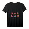 Damen Weihnachtsmann Yoga Figur Santa Meditation Chakra T-Shirt – Lustiges Weihnachts- und Yoga-Geschenk für Yogis, Lehrer & Yoga-Liebhaber
