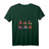 Damen Weihnachtsmann Yoga Figur Santa Meditation Chakra T-Shirt – Lustiges Weihnachts- und Yoga-Geschenk für Yogis, Lehrer & Yoga-Liebhaber