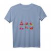Damen Weihnachtsmann Yoga Figur Santa Meditation Chakra T-Shirt – Lustiges Weihnachts- und Yoga-Geschenk für Yogis, Lehrer & Yoga-Liebhaber