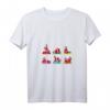 Damen Weihnachtsmann Yoga Figur Santa Meditation Chakra T-Shirt – Lustiges Weihnachts- und Yoga-Geschenk für Yogis, Lehrer & Yoga-Liebhaber