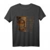 Buddha-Zitat T-Shirt – Friede Liebe Freude, Spirituelle Meditation und Yoga Inspiration, Geschenk für Achtsamkeitsliebhaber