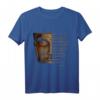 Buddha-Zitat T-Shirt – Friede Liebe Freude, Spirituelle Meditation und Yoga Inspiration, Geschenk für Achtsamkeitsliebhaber