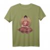 Buddha Figur auf Teppich für Meditation & Fitness - Geschenkidee für Entspannung und Spiritualität