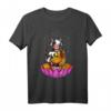 Kuh Zen Yoga Meditation Buddha T-Shirt mit Blume des Lebens – Spirituelles Tier- und Geometrie-Design für Yoga, Meditation und Humor