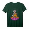 Kuh Zen Yoga Meditation Buddha T-Shirt mit Blume des Lebens – Spirituelles Tier- und Geometrie-Design für Yoga, Meditation und Humor