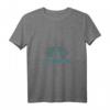 Damen Yoga T-Shirt mit Buddha Lotus Blume und Achtsamkeit - V-Ausschnitt, Meditation & Spirituelle Geschenkidee