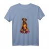 Rhodesian Ridgeback Buddha Mandala Yoga Zen Langarmshirt – Perfektes Geschenk für Hundeliebhaber, Yoga & Spirituosen Fans, Damen & Herren