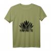 Damen Yoga T-Shirt mit Lotusblume und V-Ausschnitt - Spirituelles Yogi Geschenk für Frauen