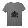 Damen Yoga T-Shirt mit Lotusblume und V-Ausschnitt - Spirituelles Yogi Geschenk für Frauen