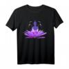 Buddha auf Lotusblüte Meditation T-Shirt – Spirituelle Kleidung für Yoga, Qi Gong, Tai Chi & Retreats, Perfektes Geschenk für Praktiker und Lehrer