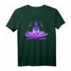 Buddha auf Lotusblüte Meditation T-Shirt – Spirituelle Kleidung für Yoga, Qi Gong, Tai Chi & Retreats, Perfektes Geschenk für Praktiker und Lehrer