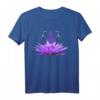 Buddha auf Lotusblüte Meditation T-Shirt – Spirituelle Kleidung für Yoga, Qi Gong, Tai Chi & Retreats, Perfektes Geschenk für Praktiker und Lehrer