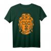 Backprint Buddha Kopf T-Shirt mit buddhistischer Weisheit – Perfekt für Meditation, Yoga und Achtsamkeit im Einklang mit Ying und Yang