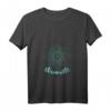 Damen Namaste Lotus Flower - Spirituelles Yoga Om T-Shirt mit V-Ausschnitt – Perfektes Geschenk für Yogis, Meditation und Yoga-Lifestyle