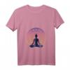 Damen Namaste Yoga Kleidung / Meditation Kleidung mit V-Ausschnitt - Spirituelles T-Shirt für Ruhe, Liebe und Frieden
