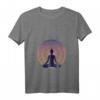 Damen Namaste Yoga Kleidung / Meditation Kleidung mit V-Ausschnitt - Spirituelles T-Shirt für Ruhe, Liebe und Frieden