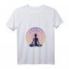 Damen Namaste Yoga Kleidung / Meditation Kleidung mit V-Ausschnitt - Spirituelles T-Shirt für Ruhe, Liebe und Frieden