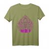 Mediation Lotussitz T-Shirt mit Lotus Blume, Namaste Buddha Om – Spirituelles Yoga- und Meditations-Shirt für Ruhe und Liebe