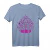 Mediation Lotussitz T-Shirt mit Lotus Blume, Namaste Buddha Om – Spirituelles Yoga- und Meditations-Shirt für Ruhe und Liebe