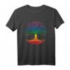 Lebensbaum Meditation Yoga Chakra Pilates Buddha Spirituell T-Shirt – Für Persönlichkeitsentwicklung, Chakren und Spirituelle Energie, Familienfreundlich