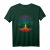 Lebensbaum Meditation Yoga Chakra Pilates Buddha Spirituell T-Shirt – Für Persönlichkeitsentwicklung, Chakren und Spirituelle Energie, Familienfreundlich