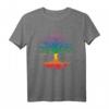 Lebensbaum Meditation Yoga Chakra Pilates Buddha Spirituell T-Shirt – Für Persönlichkeitsentwicklung, Chakren und Spirituelle Energie, Familienfreundlich