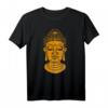 Backprint Buddha Kopf Meditation und Yoga T-Shirt – Spirituelle Kleidung für innere Balance und Entspannung