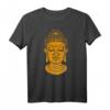 Backprint Buddha Kopf Meditation und Yoga T-Shirt – Spirituelle Kleidung für innere Balance und Entspannung