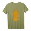 Backprint Buddha Kopf Meditation und Yoga T-Shirt – Spirituelle Kleidung für innere Balance und Entspannung