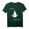 Breath in, Breath out Meditieren T-Shirt – Entspannungsdesign für Yoga Fans, Achtsamkeit & Good Vibes als Geschenk zu Weihnachten & Geburtstag