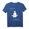 Breath in, Breath out Meditieren T-Shirt – Entspannungsdesign für Yoga Fans, Achtsamkeit & Good Vibes als Geschenk zu Weihnachten & Geburtstag