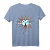 Yoga Love Nature - Retro Vintage Buddha T-Shirt für Natur- und Spirituelfans, Reisende & Freunde der Meditation