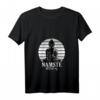 Damen Cooler Yoga Spruch Namaste Bitches Buddha T-Shirt mit V-Ausschnitt – Lustiges Yoga Geschenk für Frauen, Freundinnen & Meditation Liebhaber
