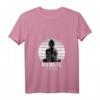 Damen Cooler Yoga Spruch Namaste Bitches Buddha T-Shirt mit V-Ausschnitt – Lustiges Yoga Geschenk für Frauen, Freundinnen & Meditation Liebhaber