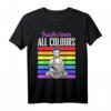 Zen Meditation Yoga T-Shirt mit Buddha Regenbogen Flagge – Spirituelles Geschenk für Freunde & Familie, Inspiration für Meditation, Buddhismus & Achtsamkeit