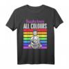 Zen Meditation Yoga T-Shirt mit Buddha Regenbogen Flagge – Spirituelles Geschenk für Freunde & Familie, Inspiration für Meditation, Buddhismus & Achtsamkeit
