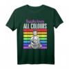 Zen Meditation Yoga T-Shirt mit Buddha Regenbogen Flagge – Spirituelles Geschenk für Freunde & Familie, Inspiration für Meditation, Buddhismus & Achtsamkeit
