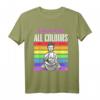 Zen Meditation Yoga T-Shirt mit Buddha Regenbogen Flagge – Spirituelles Geschenk für Freunde & Familie, Inspiration für Meditation, Buddhismus & Achtsamkeit