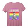 Zen Meditation Yoga T-Shirt mit Buddha Regenbogen Flagge – Spirituelles Geschenk für Freunde & Familie, Inspiration für Meditation, Buddhismus & Achtsamkeit